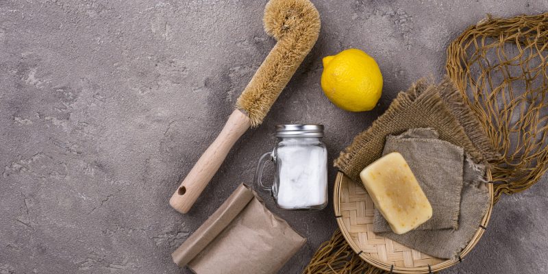 Zero waste natural accessories for cleaning