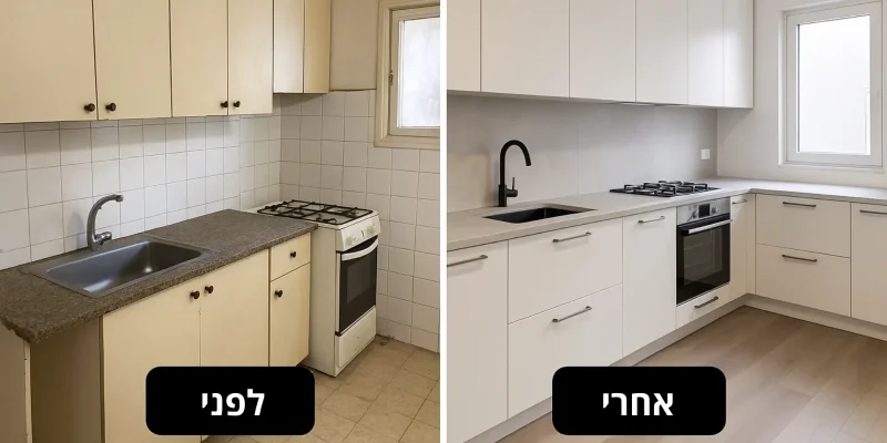 שיפוץ ופינוי מטבח